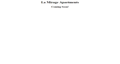 Desktop Screenshot of lamirageapartments.com